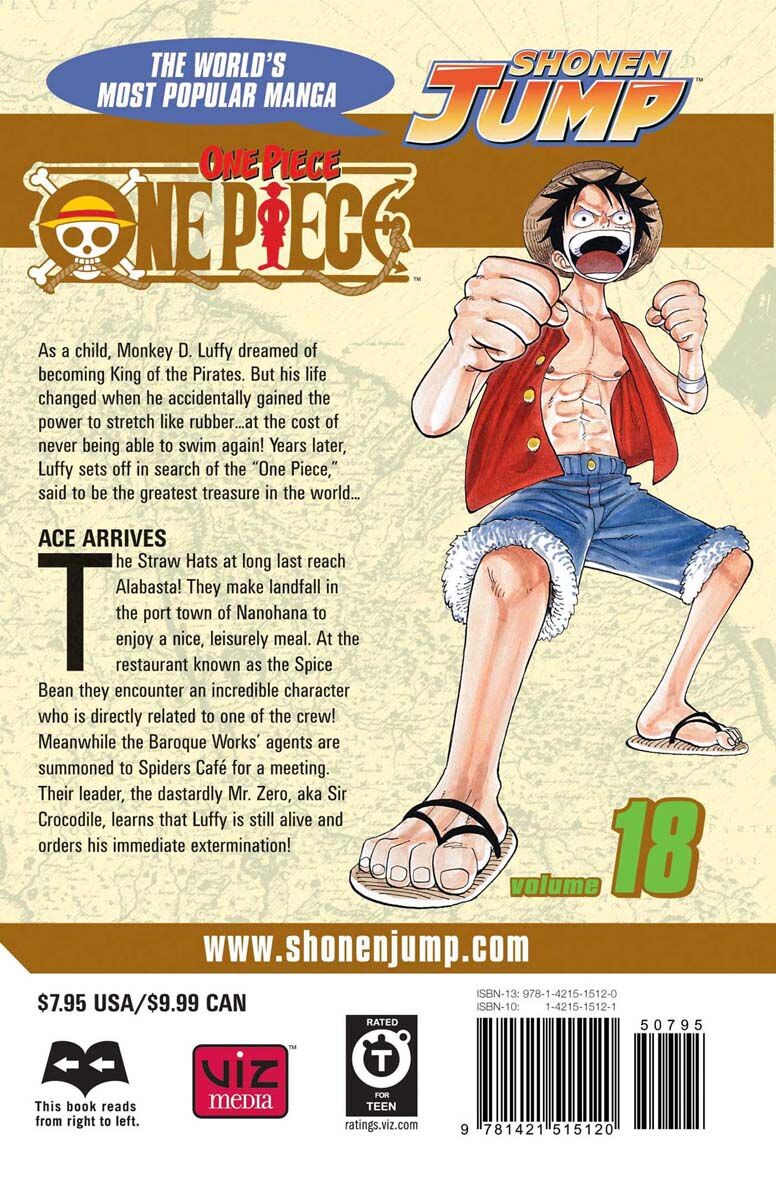 

Манга One Piece Manga Volume 18