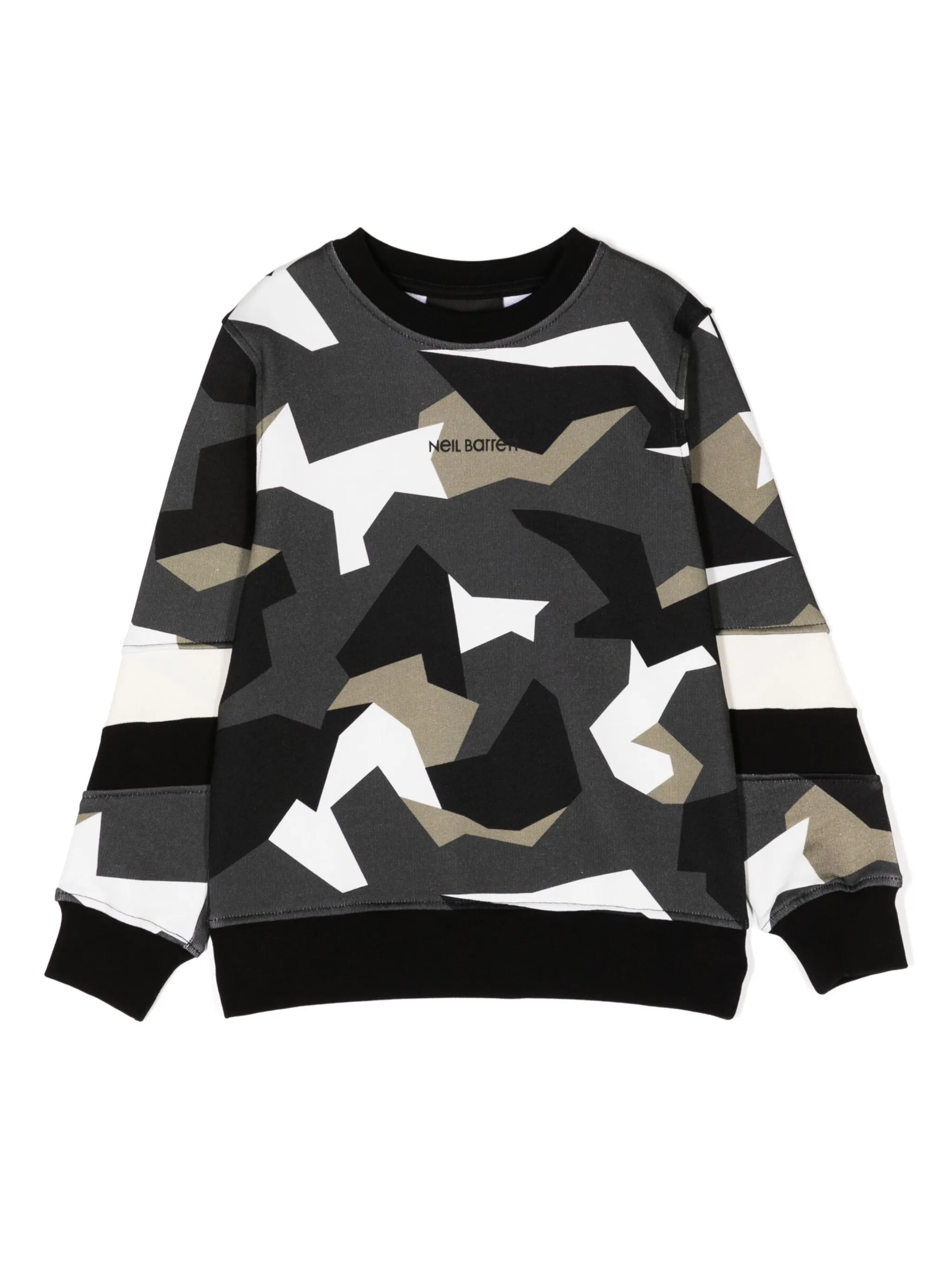 

Толстовка с графичным принтом Neil Barrett Kids, зеленый