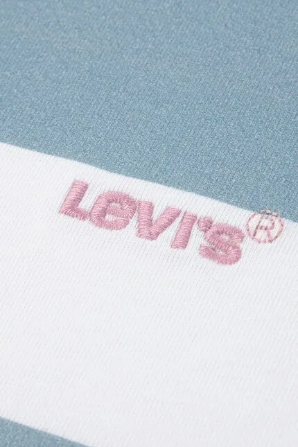 Футболка детская в полоску BIG STRIPE TEE Levi's, синий — фото 4
