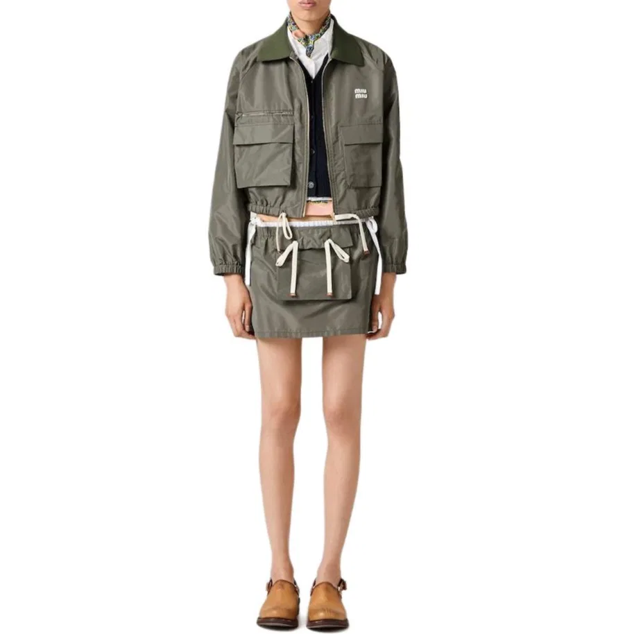 Куртка MIU MIU Forest Green — фото 3