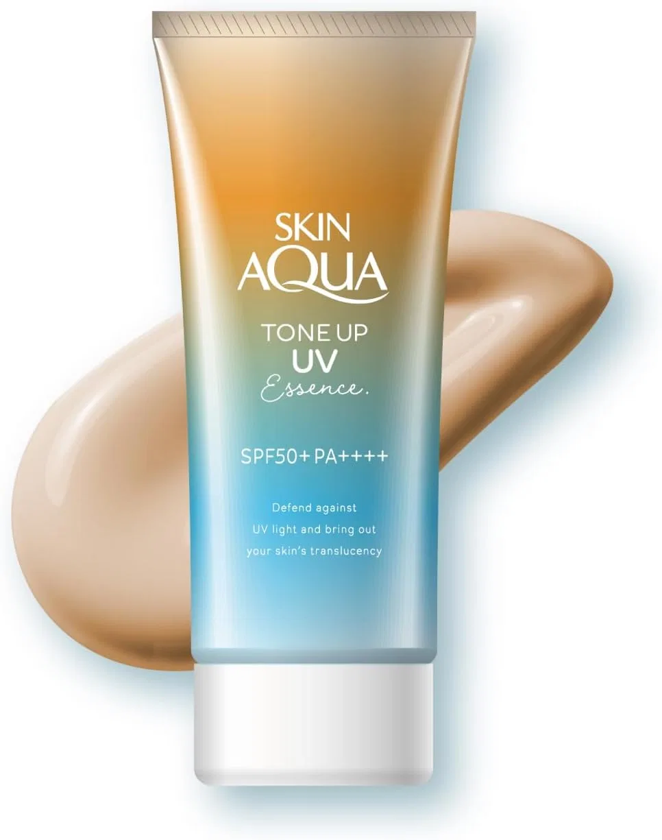 Солнцезащитный крем Skin Aqua Tone Up UV Essence Latte Beige SPF50+ PA++++ 80 г