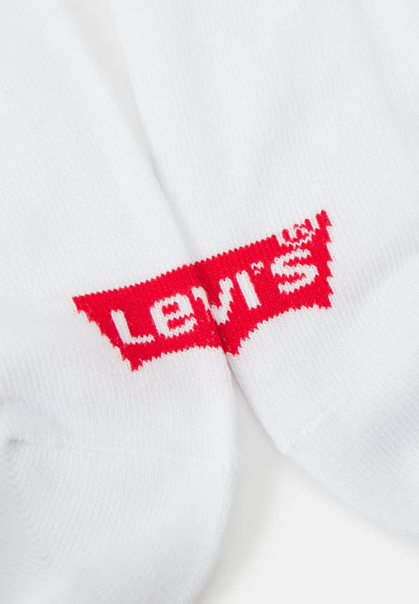 Низкие носки с логотипом "летучая мышь" (3 шт.) Levi'S, White — фото 3