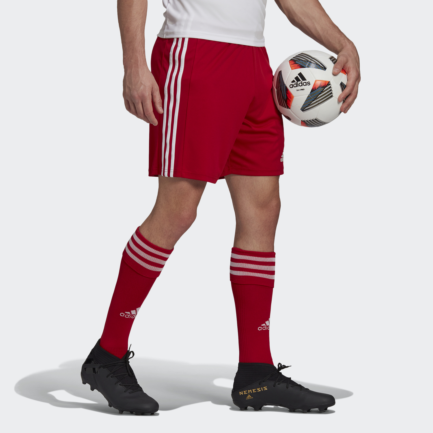 Adidas Повседневные шорты мужские красные — фото 4