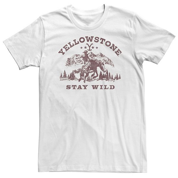 

Футболка Big & tall Yellow Stone Stay Wild Licensed Character