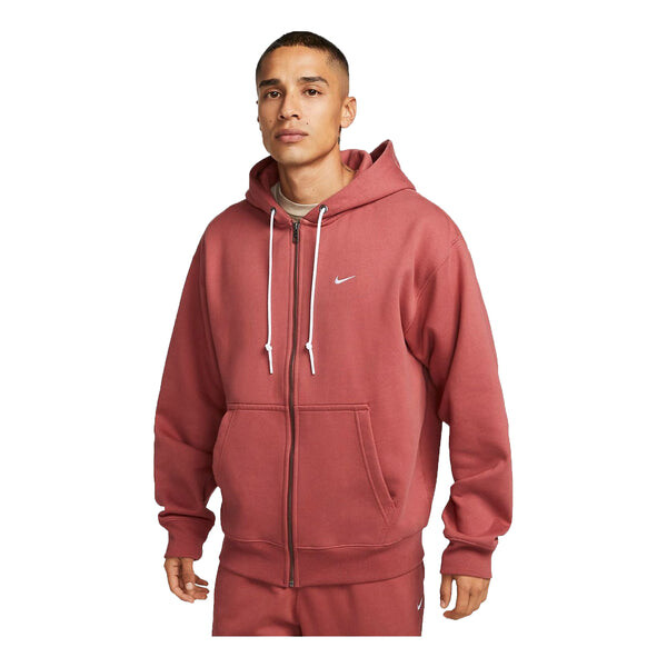 

Толстовка Nike NRG Solo Swoosh Fleece Hoodie 'Red', красный