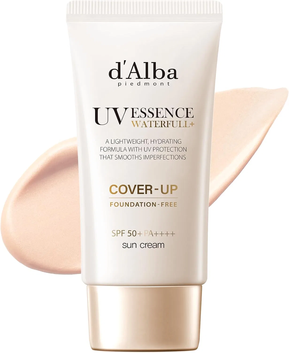Солнцезащитный крем d'Alba Tone Up UV Essence SPF 50+ PA++++, 50 мл, розовый