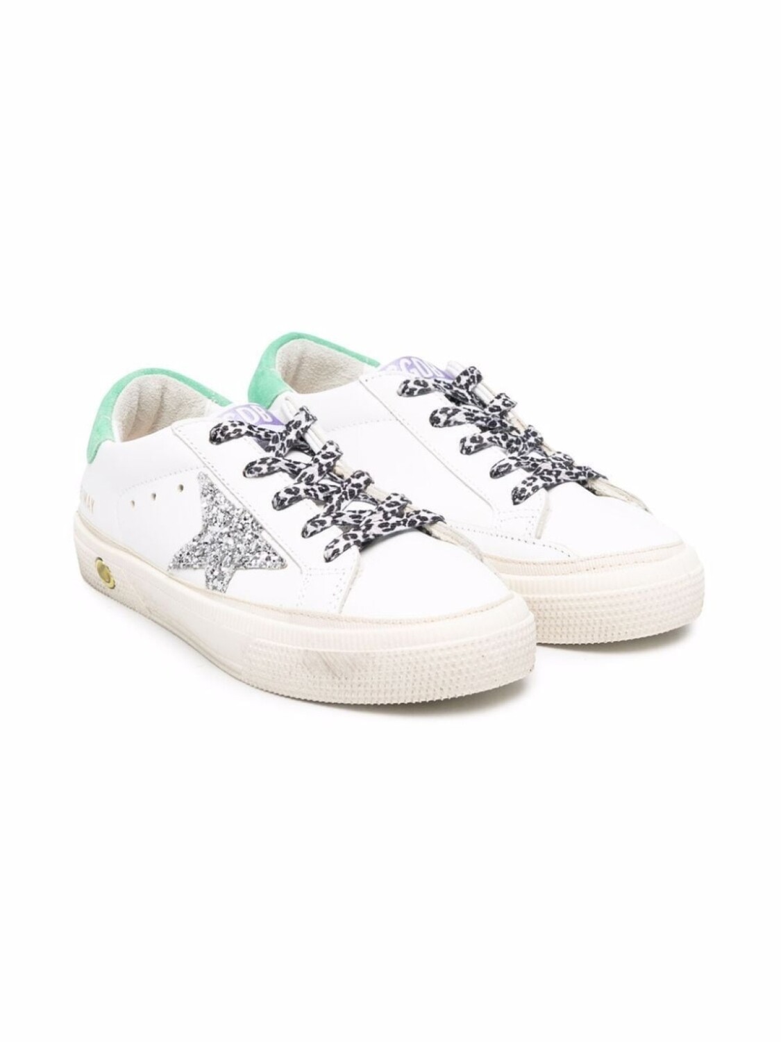 

Golden Goose Kids кроссовки May, белый