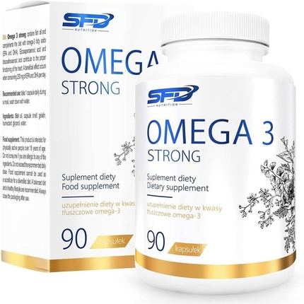 

Sfd Omega 3 сильные капсулы с рыбьим жиром, высокая доза, 90 капсул, натуральный витамин Е, Allnutrition