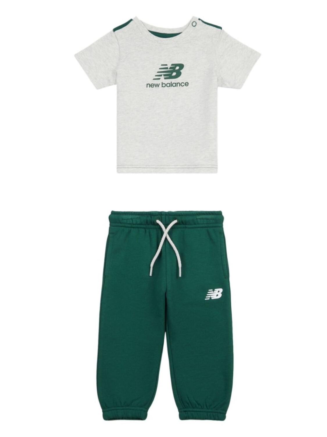 

Спортивный костюм с логотипом New Balance Kids, серый