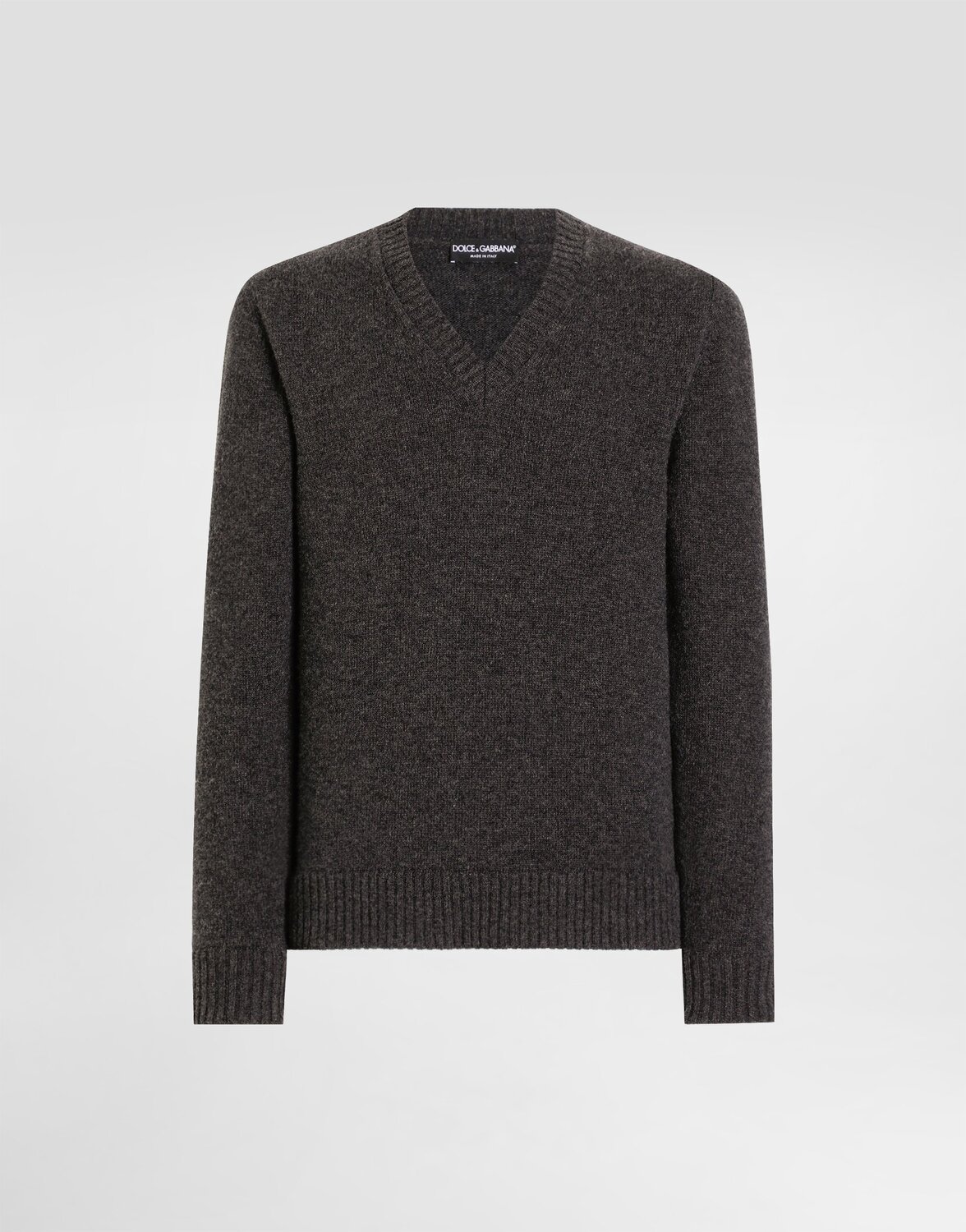 

Шерстяной пуловер Dolce & Gabbana, серый