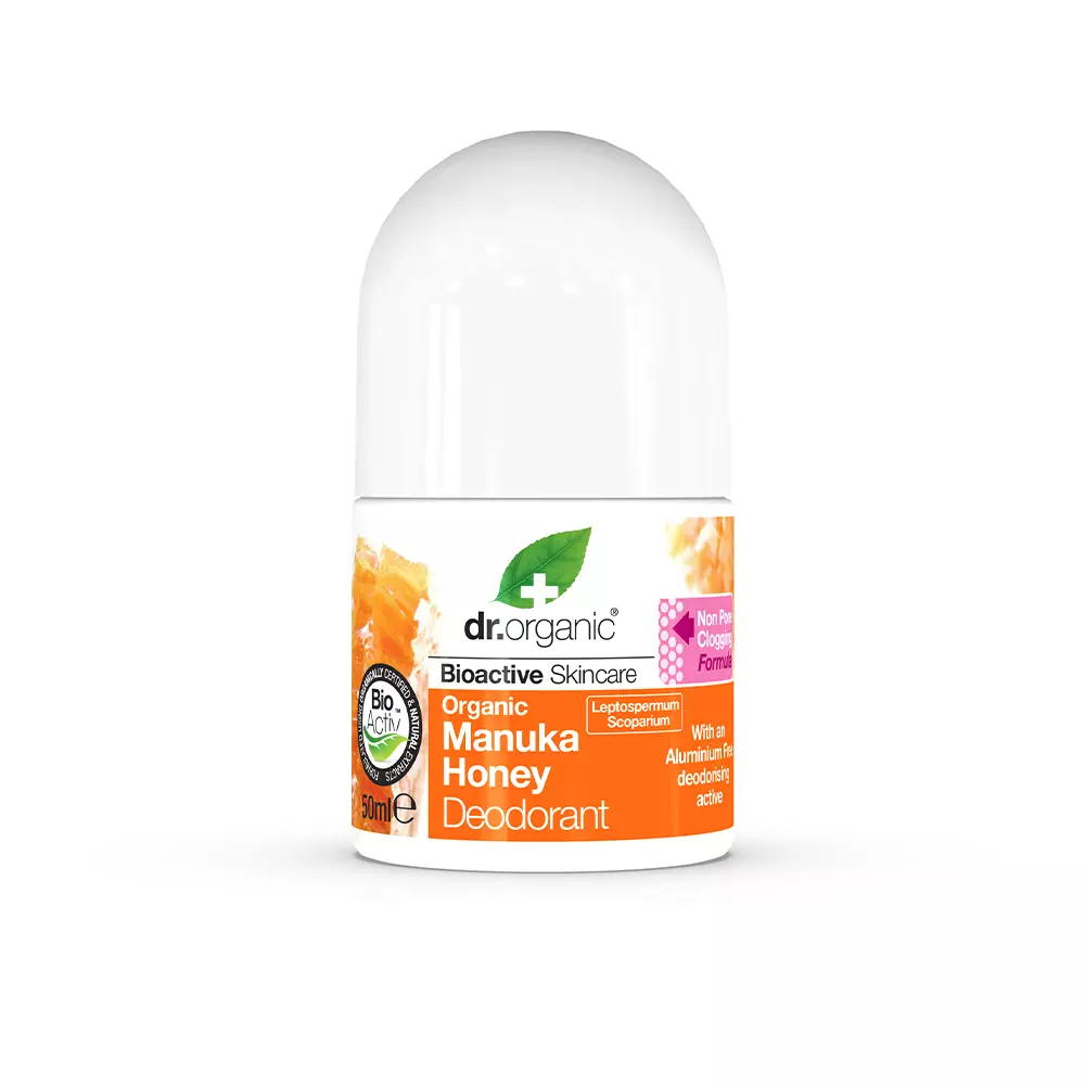 

Дезодорант Miel de manuka desodorante roll-on Dr. Organic, 50 мл.