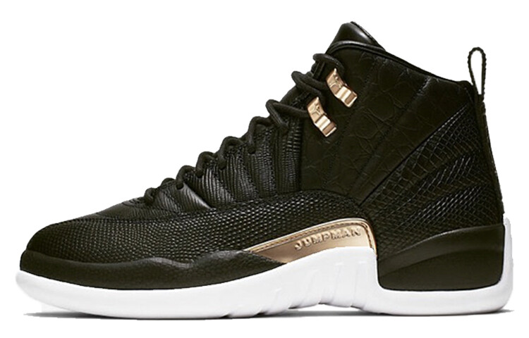 

Кроссовки JORDAN 12 Retro Black Metallic Gold White Women's