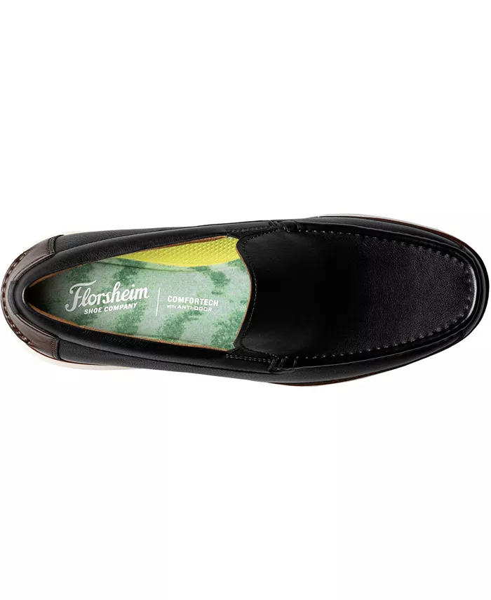 Мужские лоферы Tropics Moc Toe Venetian Florsheim, черный — фото 4