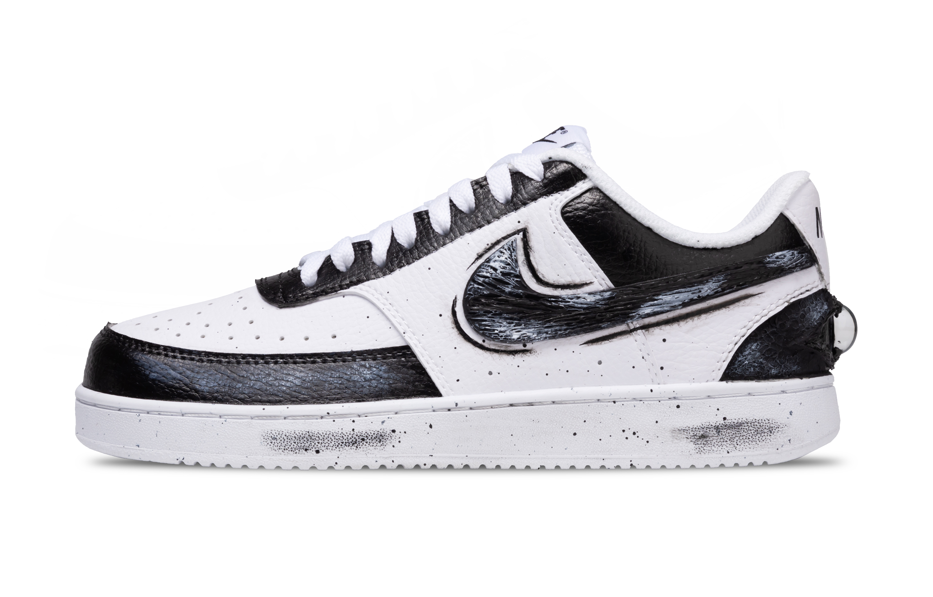 

Nike Кроссовки Court Vision 1 для скейтбординга, износостойкие, низкие, мужские, черные