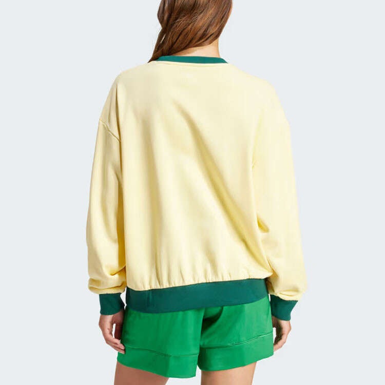 Толстовка женская Adidas Originals VRCT, желтая — фото 3