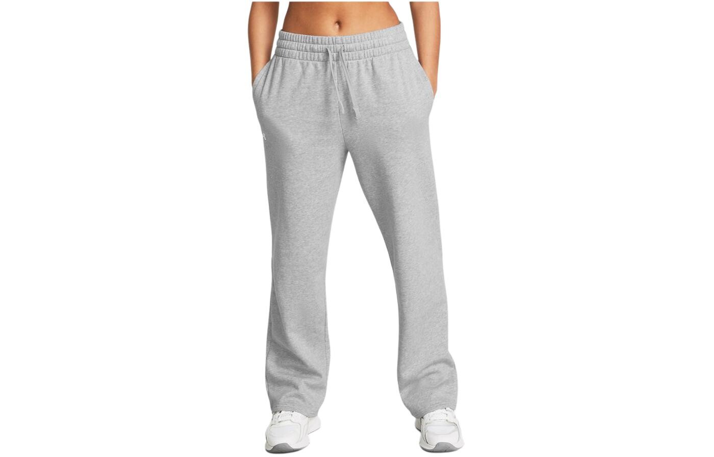 

Повседневные флисовые брюки Rival, женские, современные, серые Under Armour