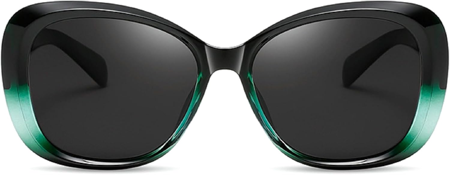 

Модные солнцезащитные очки «кошачий глаз» для женщин, роскошные, стильные, увеличенного размера, поляризованные, с градиентным переходом цвета, в крупной оправе mincl, Green