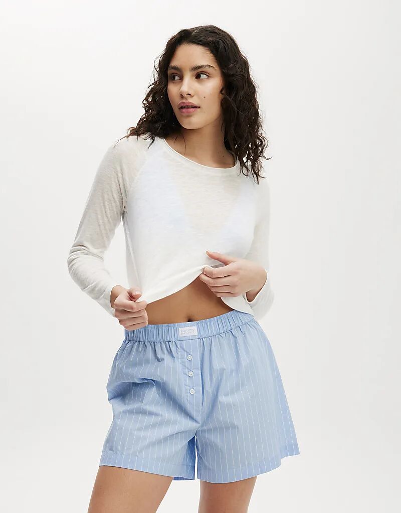 

Белый топ Cotton On с длинными рукавами реглан Cotton On