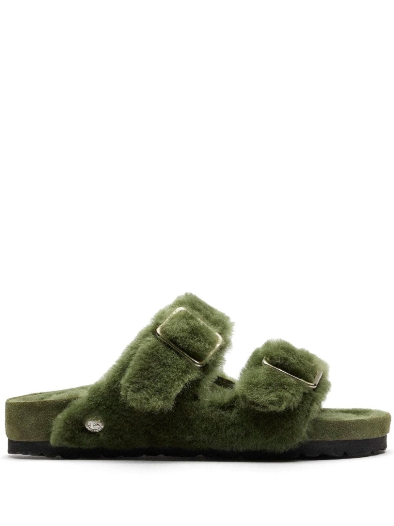 

Birkenstock сандалии с подкладкой из овчины, зеленый