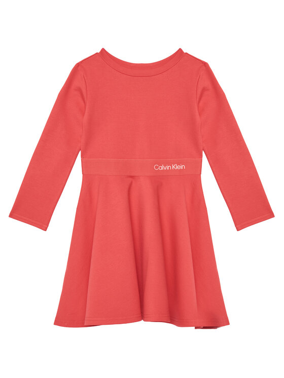 

Платье на каждый день обычный крой Logo Tape IG0IG02666 M Calvin Klein Jeans, розовый