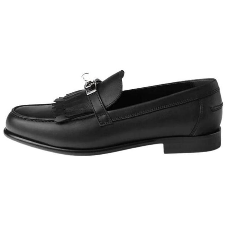 Лоферы Destin женские черные HERMES