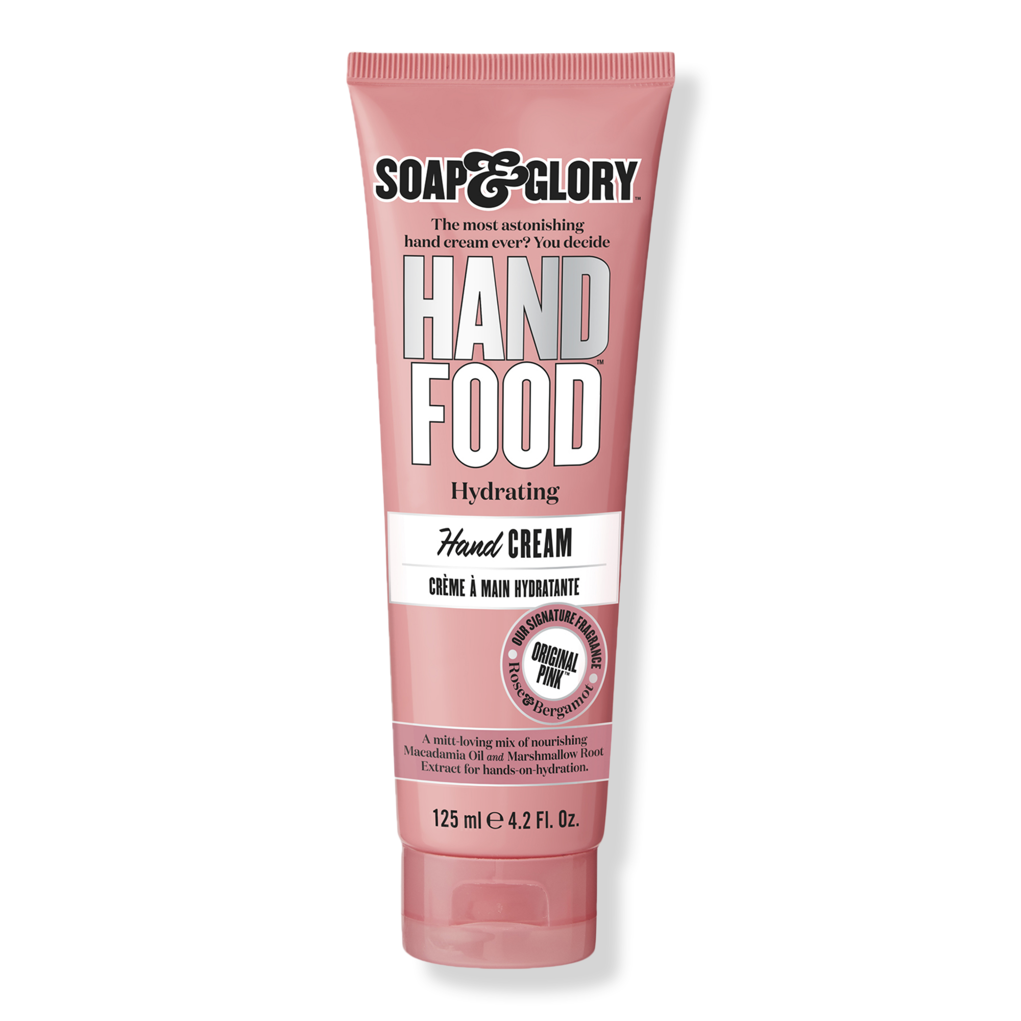

Оригинальный розовый увлажняющий крем для рук Hand Food Soap & Glory, 4.2 oz