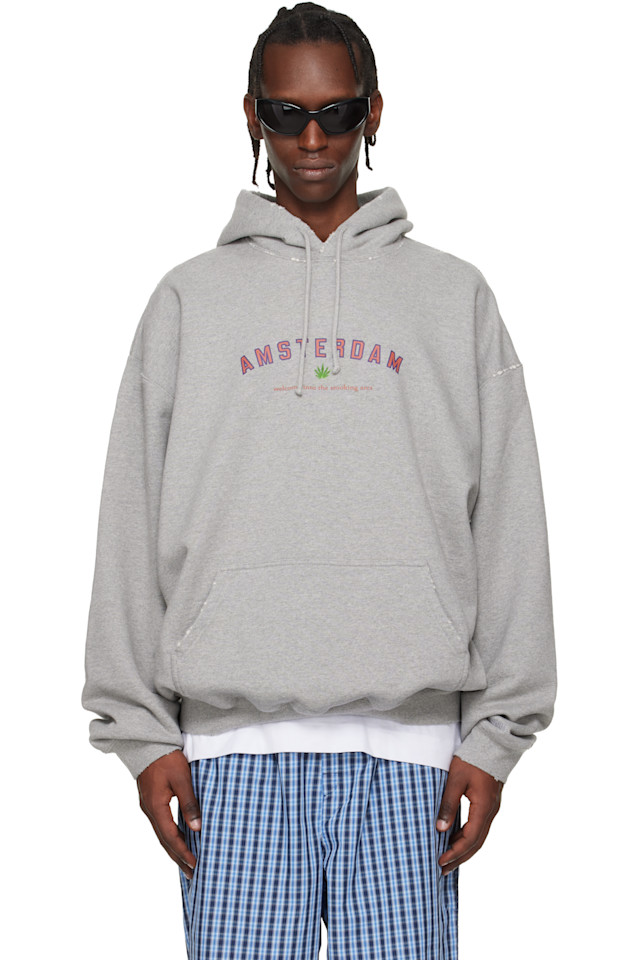 

Vetements Серая туристическая толстовка "Амстердам"