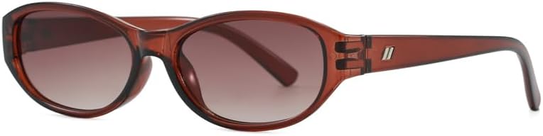 

Модные солнцезащитные очки «кошачий глаз» для женщин. Стильная оправа с анималистическим принтом, декоративный логотип, тонированные линзы с защитой от УФ-излучения ENSARJOE, Dark Brown