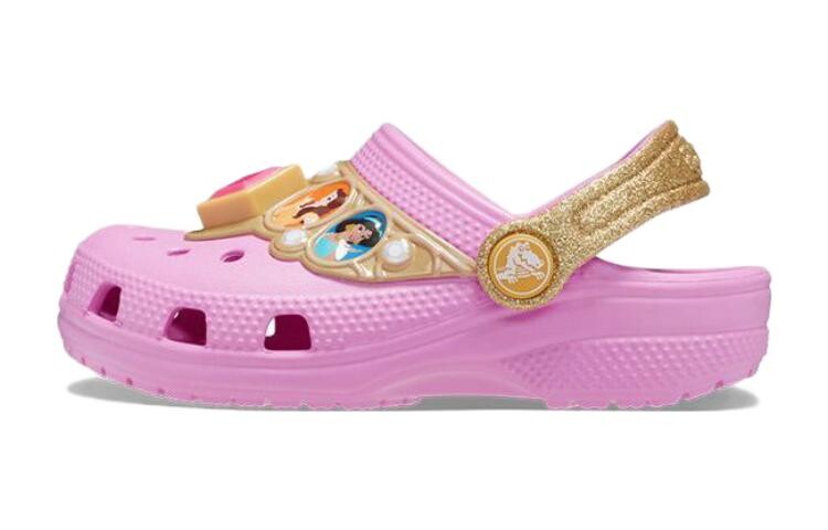 

Disney X Classic Clog Kids «Принцессы Диснея» Crocs, цвет Toffee pink