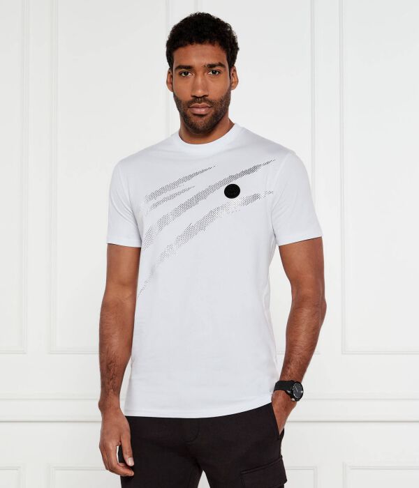 

Царапина на футболке Regular fit Plein Sport, белый