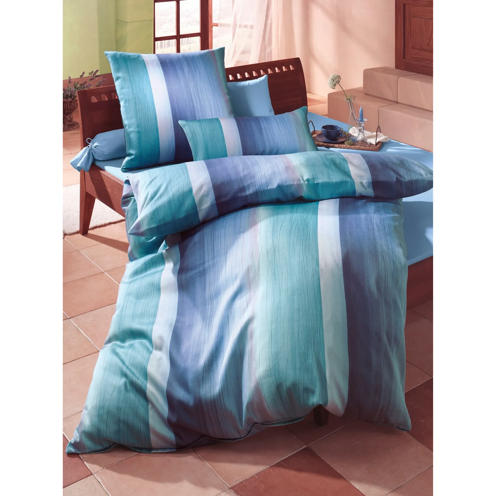 

Постельное белье Жанин Janine, цвет blau