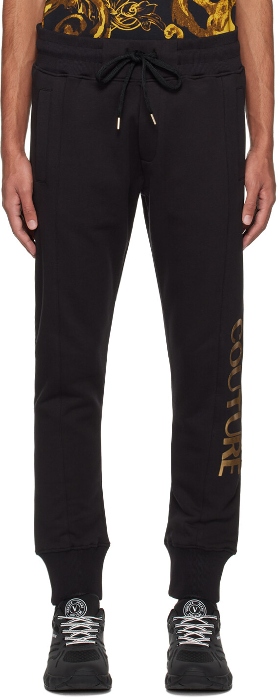 

Черные спортивные штаны на кулиске Versace Jeans Couture