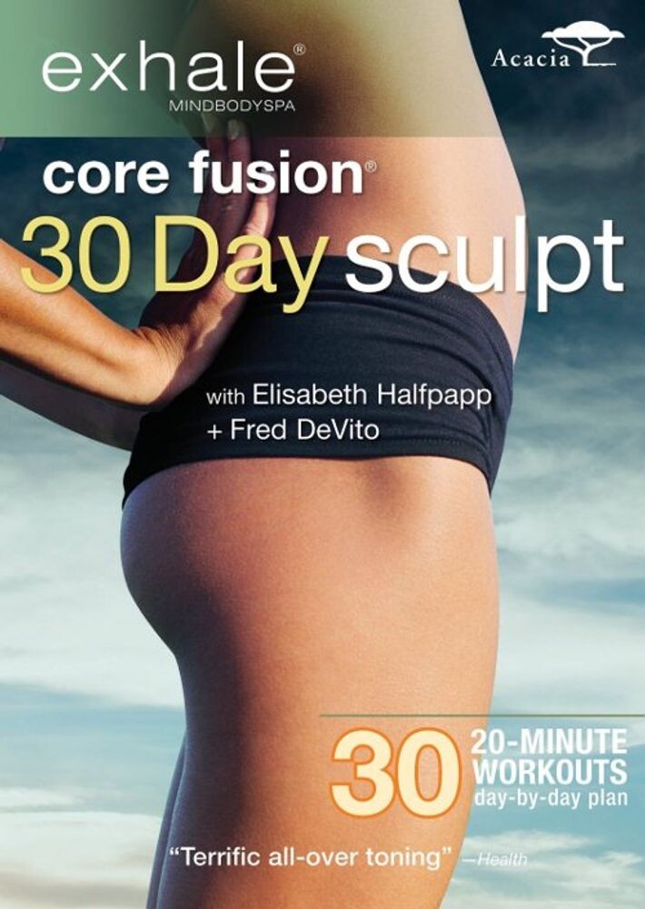 

Диск DVD Exhale: Core Fusion 30 Day Scu