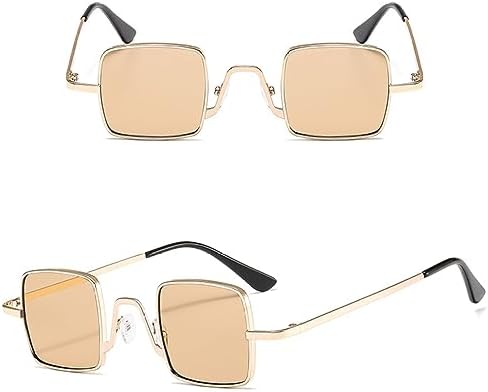 

Винтажные солнцезащитные очки для женщин и мужчин, маленькая металлическая оправа, красные солнцезащитные очки, женские очки для вождения, защита от ультрафиолета UV400 MTZJH, 7