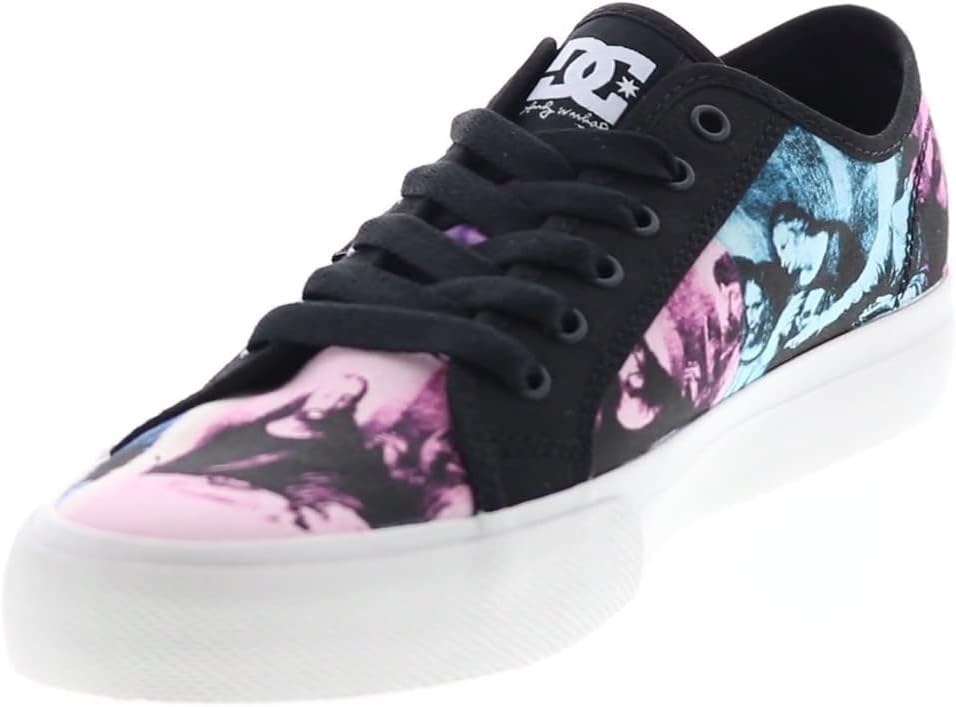 Мужские кеды DC Shoes DC Men's Aw Villain на легкой подошве для скейтборда, черный/кремовый — фото 4