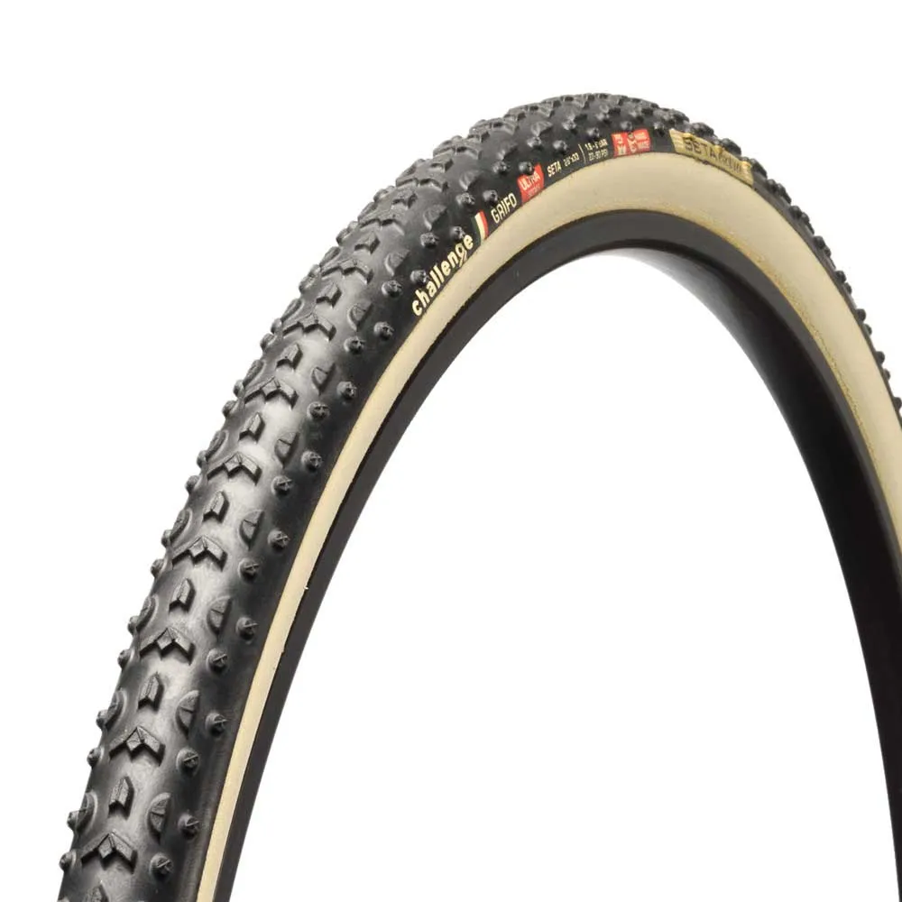 

Гравийная шина Challenge Grifo Seta Extra 1000+ Tubular 700C x 33, золотой