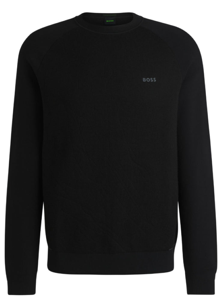 

Мужской свитер Hugo Boss Ritor Crewneck, черный