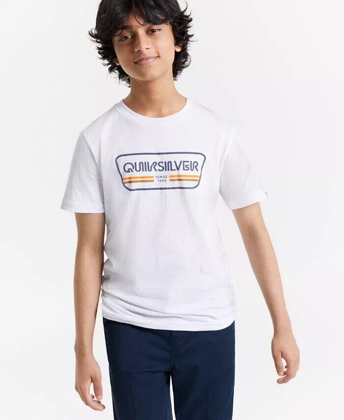 

Футболка с логотипом Big Boys Range Life Quiksilver, белый