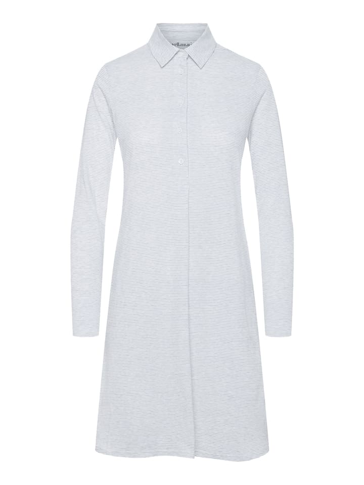 

Классическая ночная рубашка светло-серого цвета Yellamaris