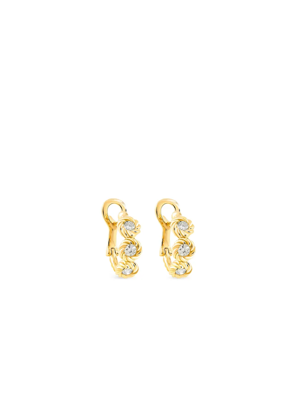 

Серьги из желтого золота с бриллиантами Brumani, золотой