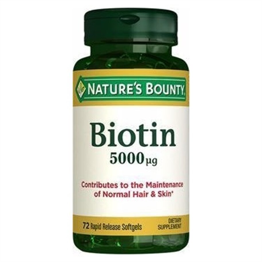 

Natures Bounty Биотин 5000 мкг 72 капсулы NATURE'S BOUNTY