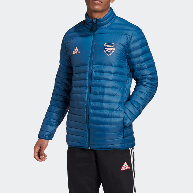 Куртка Adidas Arsenal Soccer/Football Sports Down, синий — фото 4