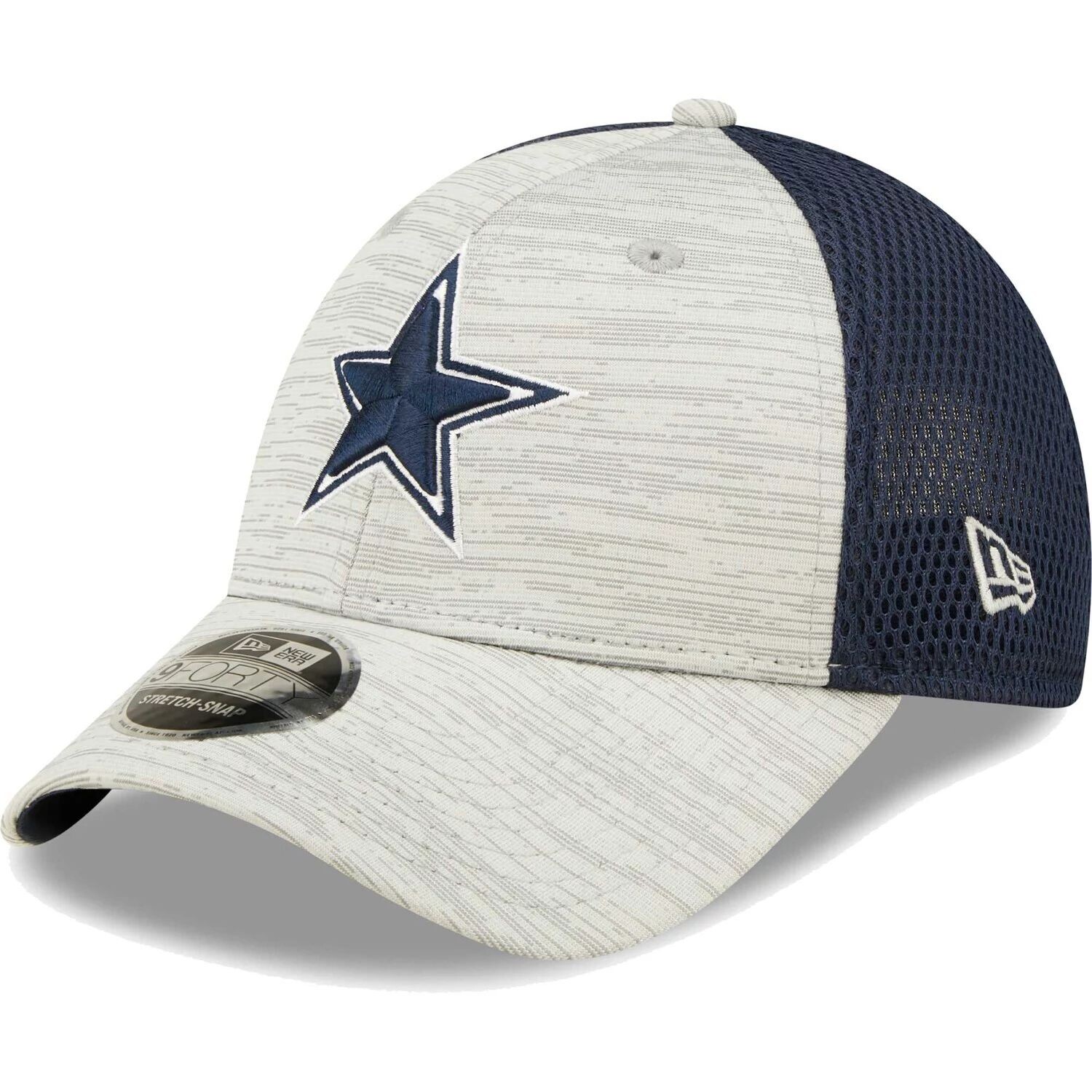 

Мужская регулируемая шляпа Snapback New Era серого/темно-синего цвета Dallas Cowboys Active 9FORTY