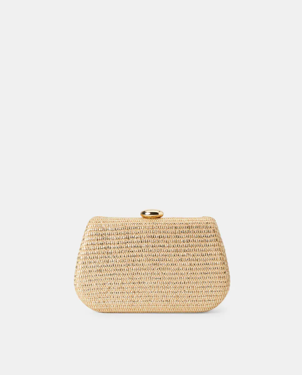 

Клатч из рафии и люрекса Easy Wear, цвет 390 Oro