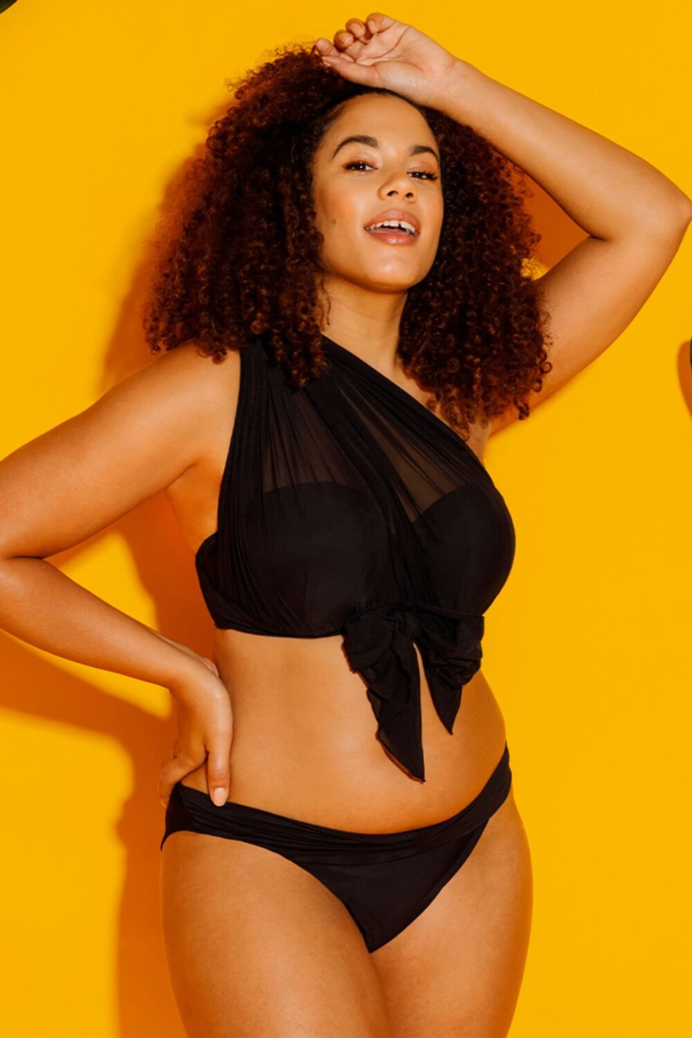 

Черные плавки бикини Curvy Kate, черный