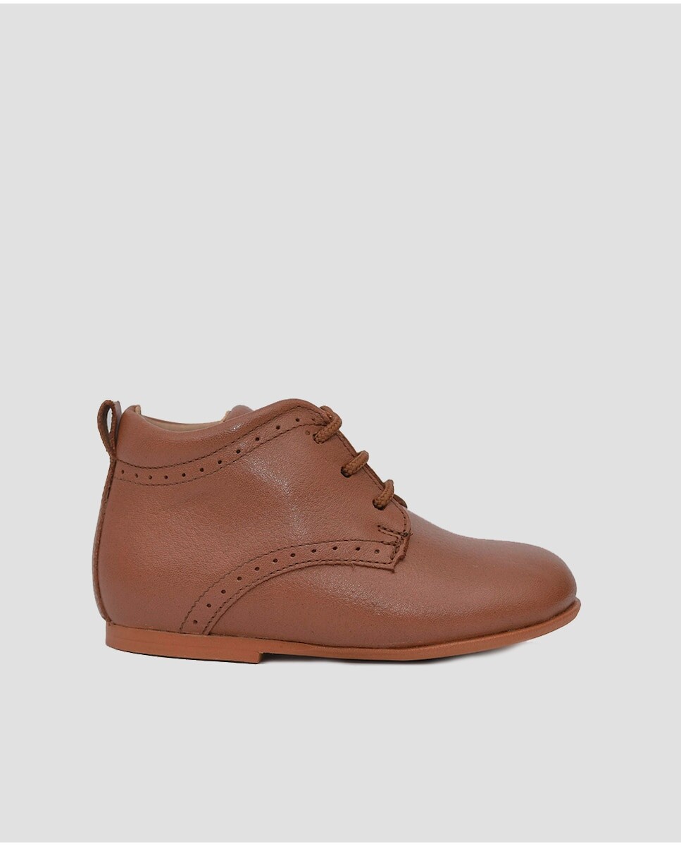 

Детские ботинки из темно-коричневой кожи Mr. Mac Shoes, темно коричневый
