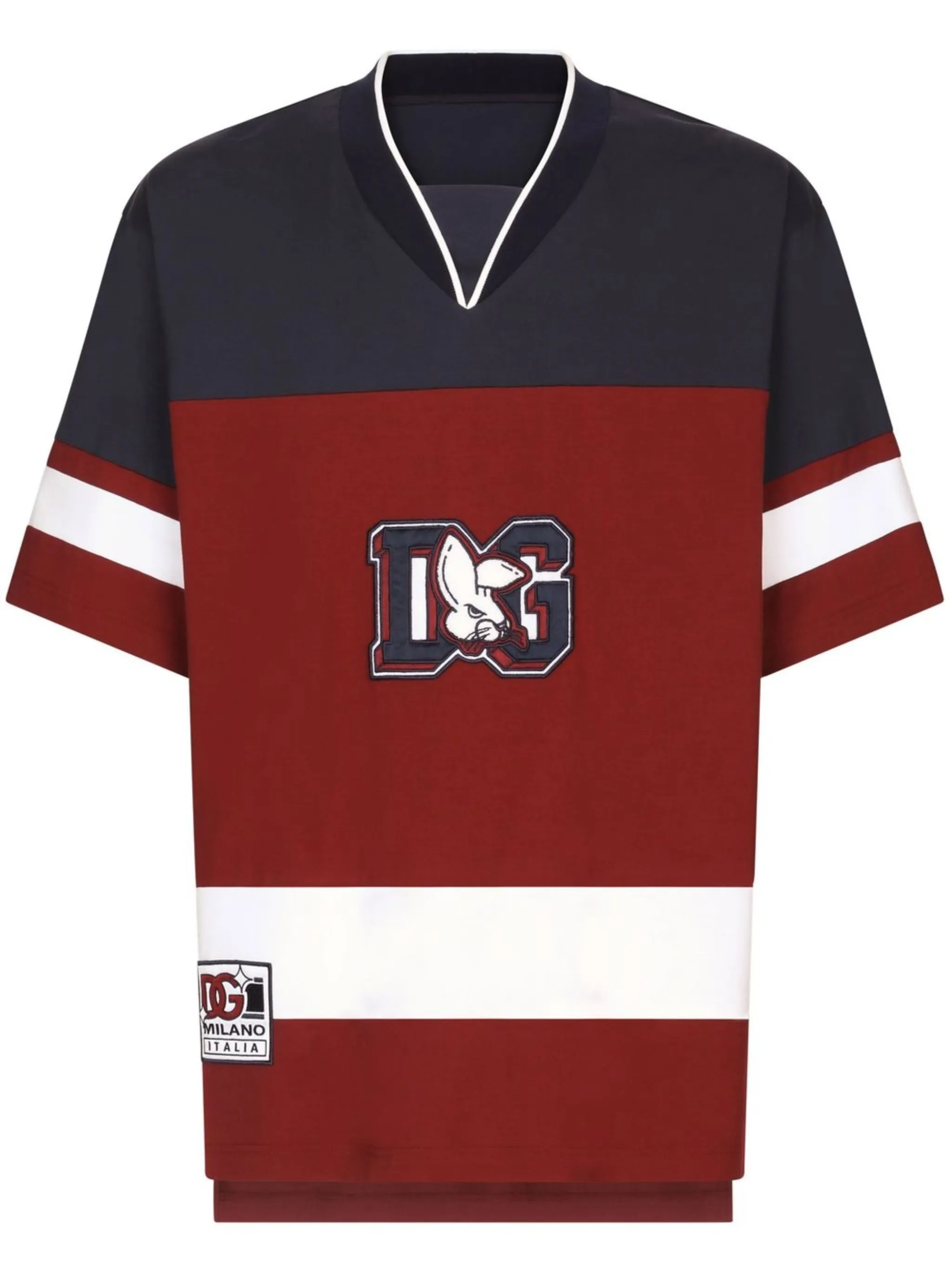 

Футболка с нашивкой-логотипом Dolce & Gabbana, синий