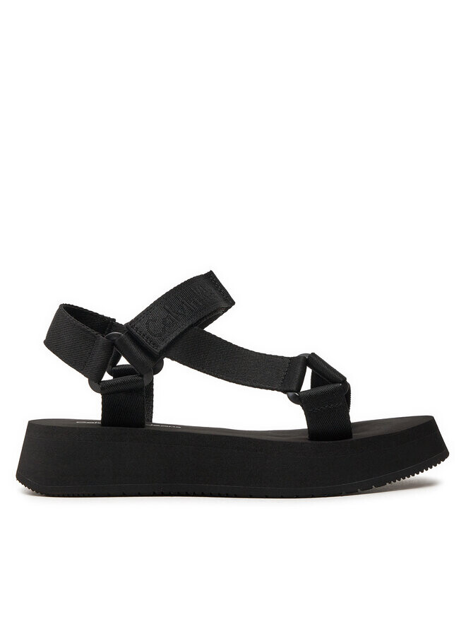 

Сандалии Calvin Klein Jeans Sandal Velcro Webbing In Mtl YW0YW01480, черный