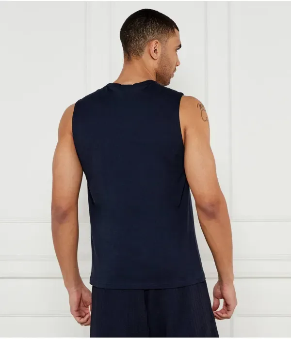 Майка regular fit Emporio Armani, темно-синий — фото 3