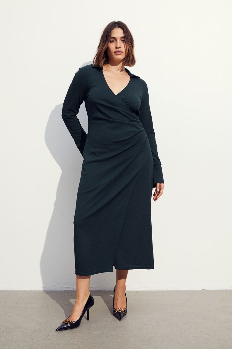 

Платье из джерси с запахом H&M